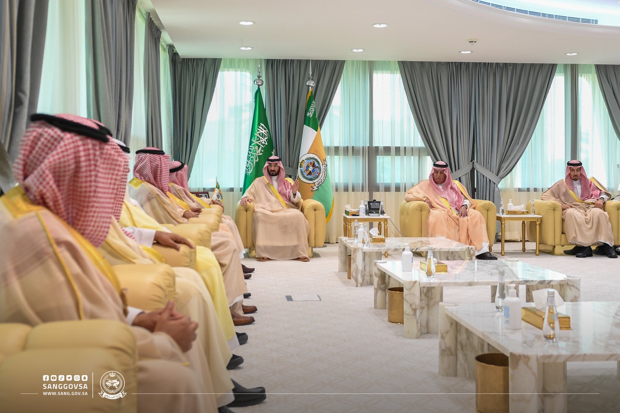وزير الحرس الوطني يرأس الاجتماع الأول لمجلس أمراء الأفواج 