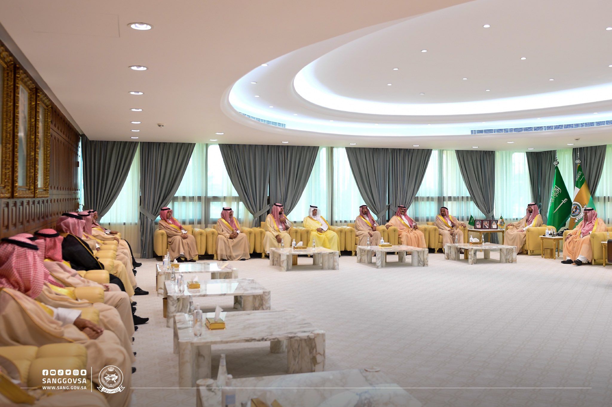 وزير الحرس الوطني يرأس الاجتماع الأول لمجلس أمراء الأفواج 