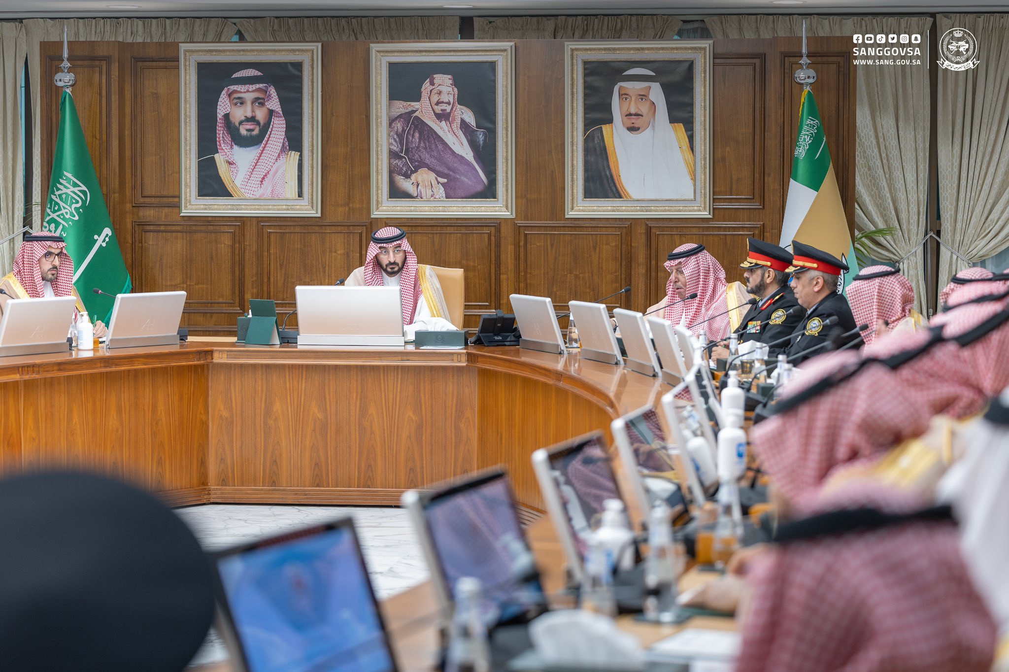 وزير الحرس الوطني يرأس الاجتماع الأول لمجلس أمراء الأفواج 