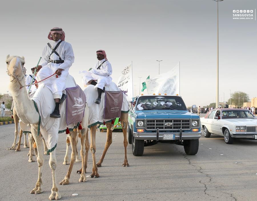نظمت الشؤون الثقافية بوزارة الحرس الوطني‬ وبمشاركة الاتحاد السعودي للهجن بمناسبة يوم التأسيس‬