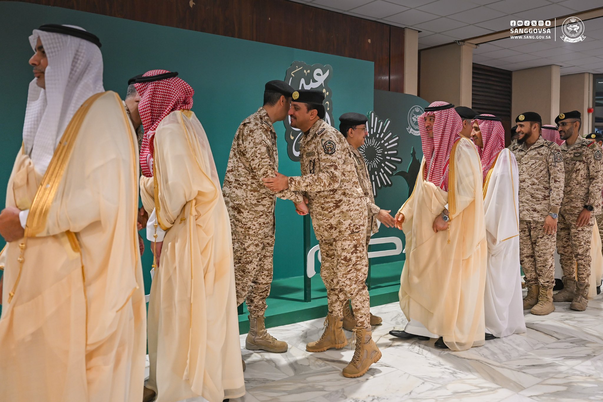 The Ministry of National Guard hosted Eid Al-Adha reception for its personnel.